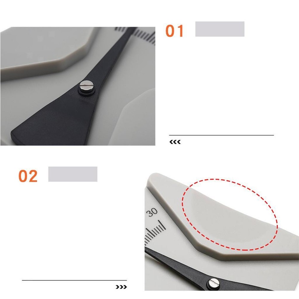 Spectacle Measuring Ruler Optical Angle Pantoscopic Protractor