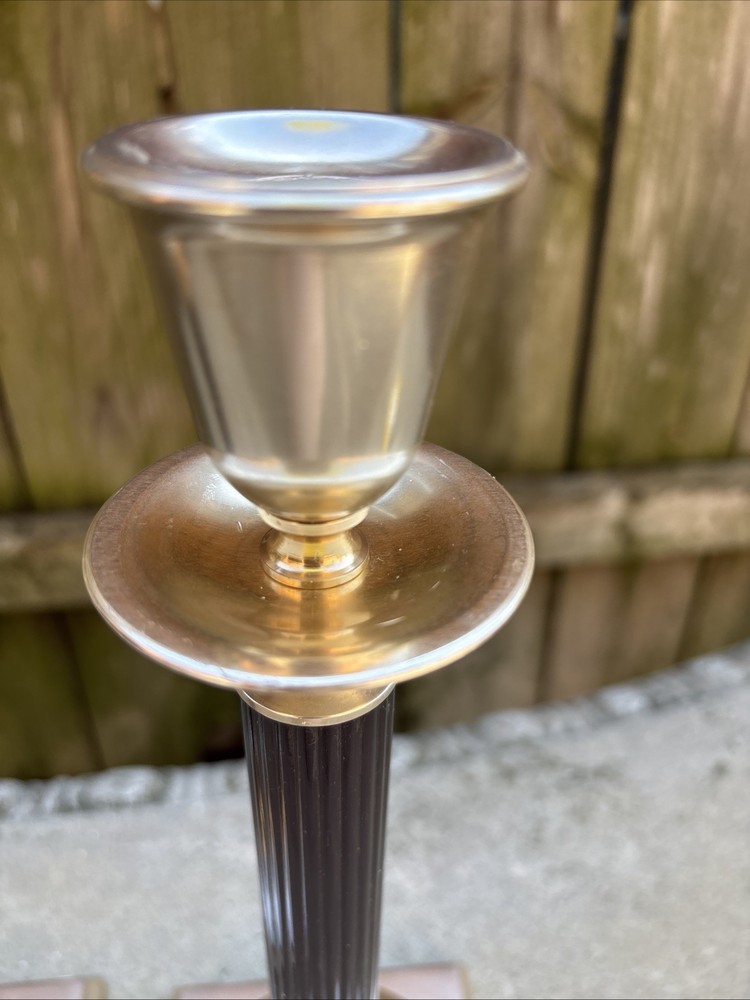 Vintage Silver Gorham Candlesticks L-100 Art Deco