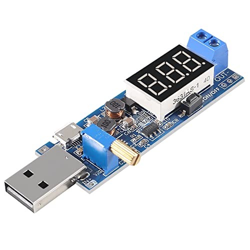 2PCS USB Step UP/Down Power Supply Module, Adjustable DC-DC 5V to 3.5V / 12V