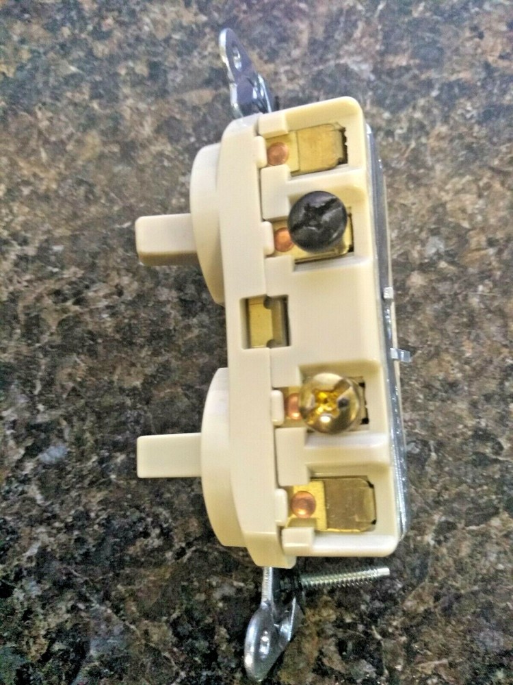 Pass Seymour 696I 15A Double Toggle Combination 3 WAY Single Pole FREE SHIP 0