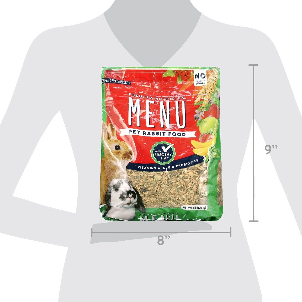 MENU Premium Rabbit Food 4 lb Bag