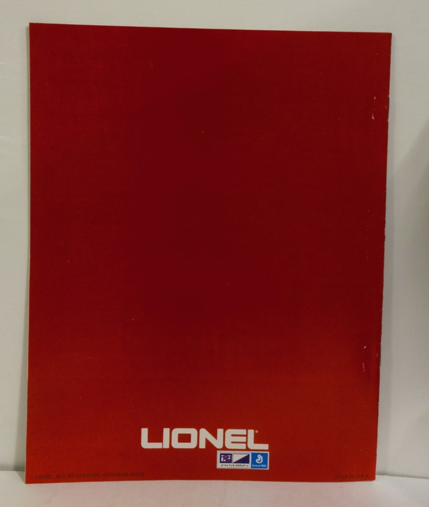 Vintage 1972 Lionel Catalog