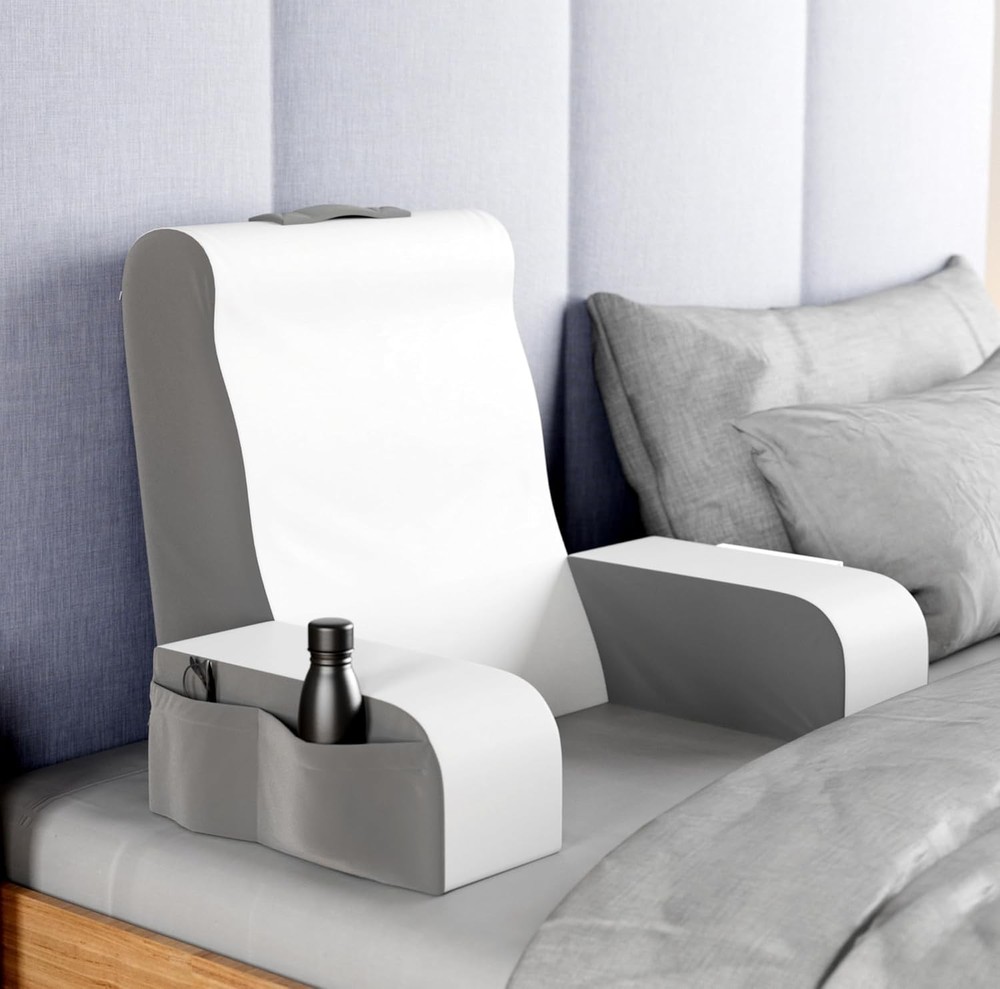 Corbus Wedge Reading Pillow, Bed Sitting Support Cushion,