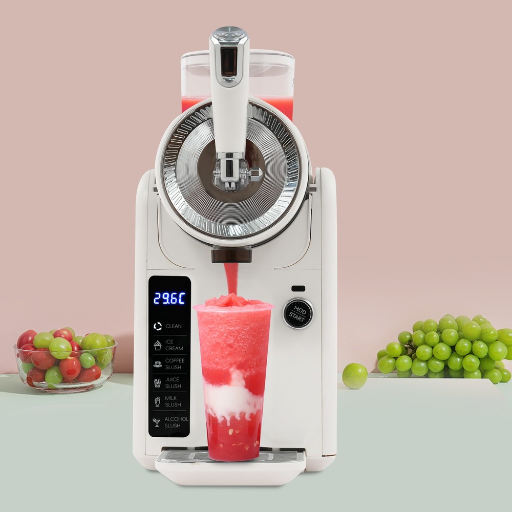 Frozen Drink Machine Set Shaved Ice Tool for Home with Self-Cleaning Function