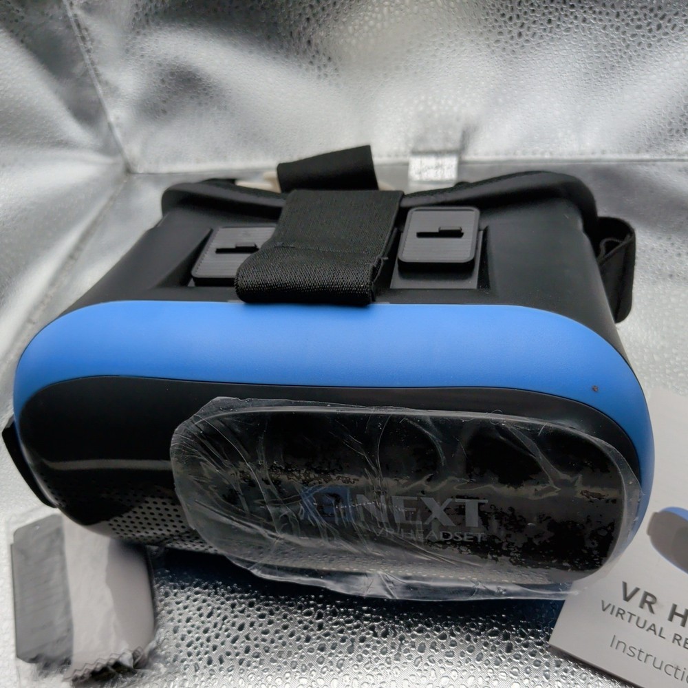 BNEXT VR Headset Compatible with iPhone & Android Phone (Blue) tested