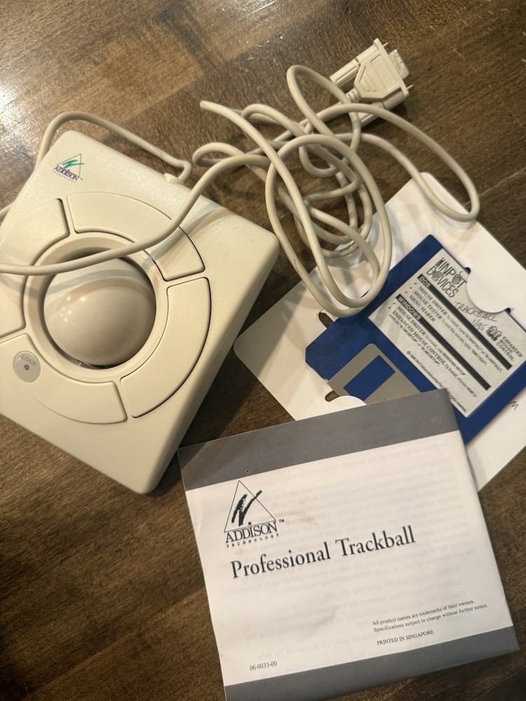 Addison Technology Professional Trackball Driver & Box