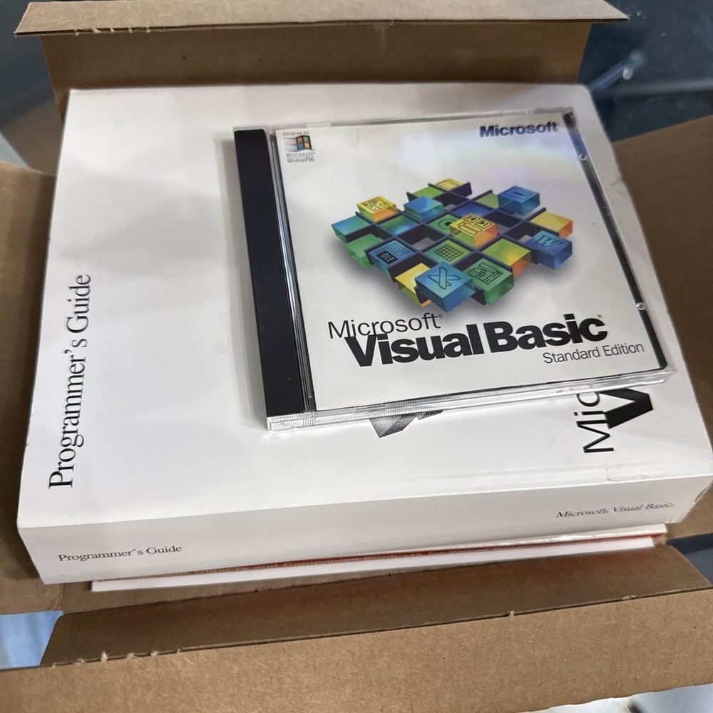 Microsoft Visual Basic Standard Edition Version 4.0 used complete Win 95 1996