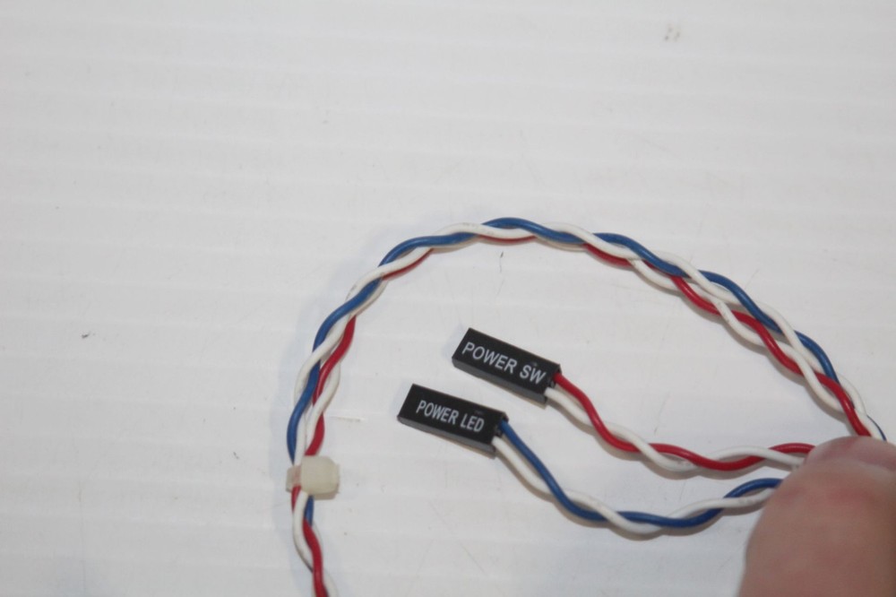 Power Button Reset Switch Assembly & Cables - Emachines W3653 Windows XP Desktop