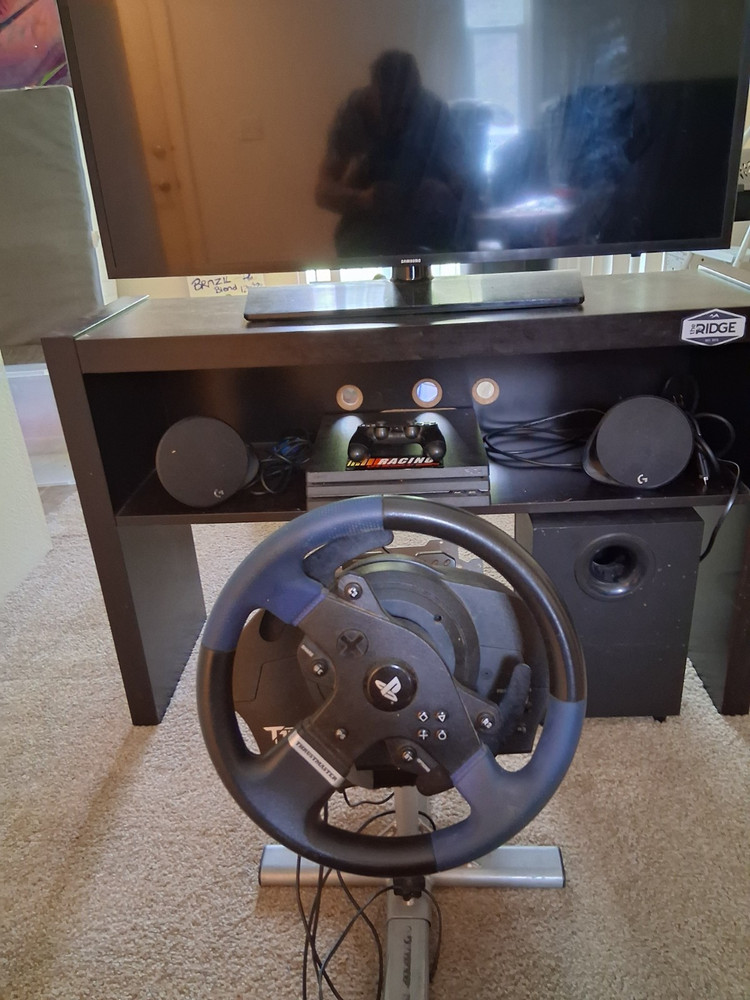 Thrustmaster & Playseat Racing Wheel, Pedals, Racing Seat Simulator Bundle