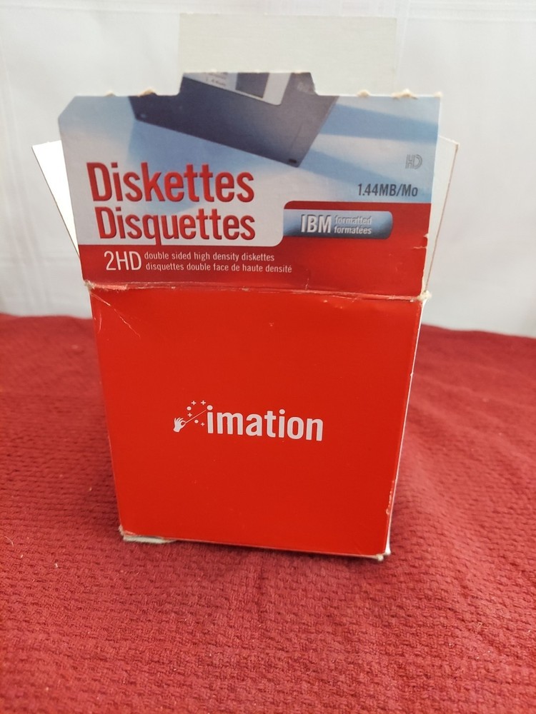 Imation Neon Diskettes 24 Pack IBM 2HD 3.5" OPEN BOX (T8)