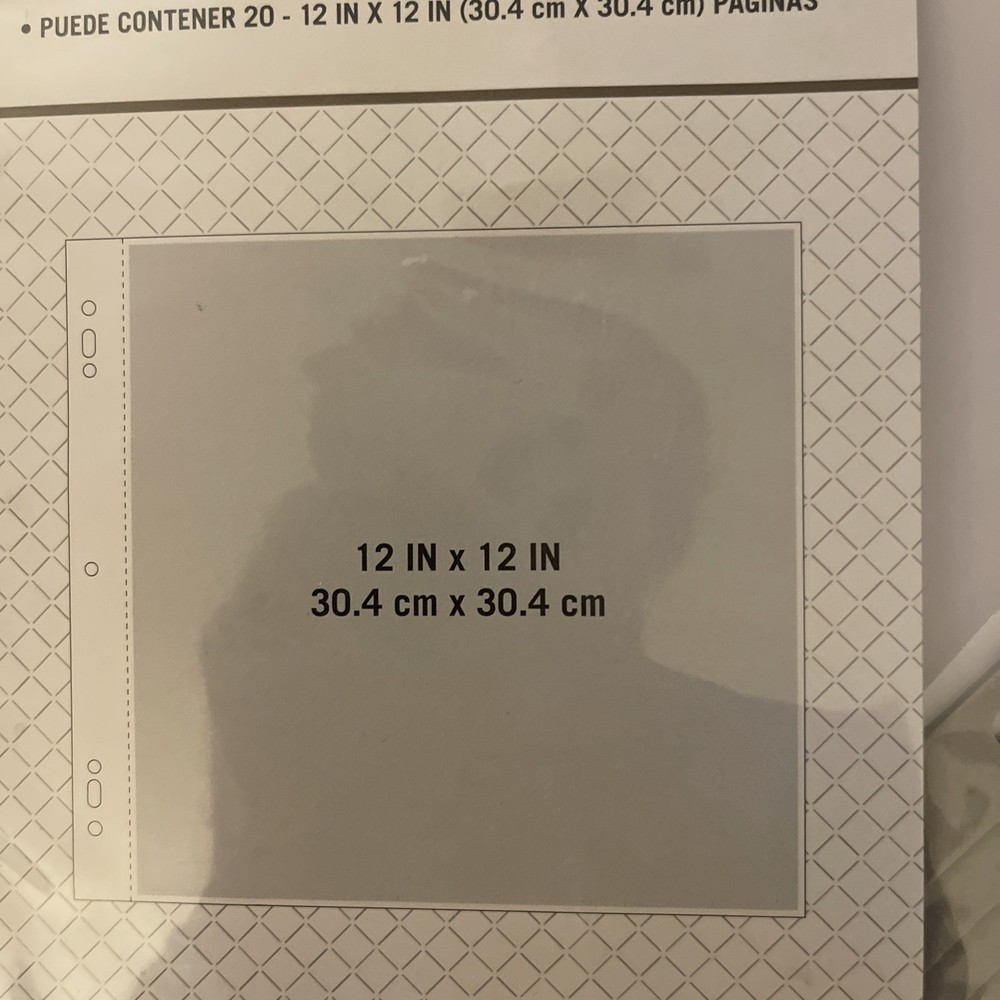 K&Company Post Bound Page Protector Refills 12"X12" 10/Pkg-W/White Inserts