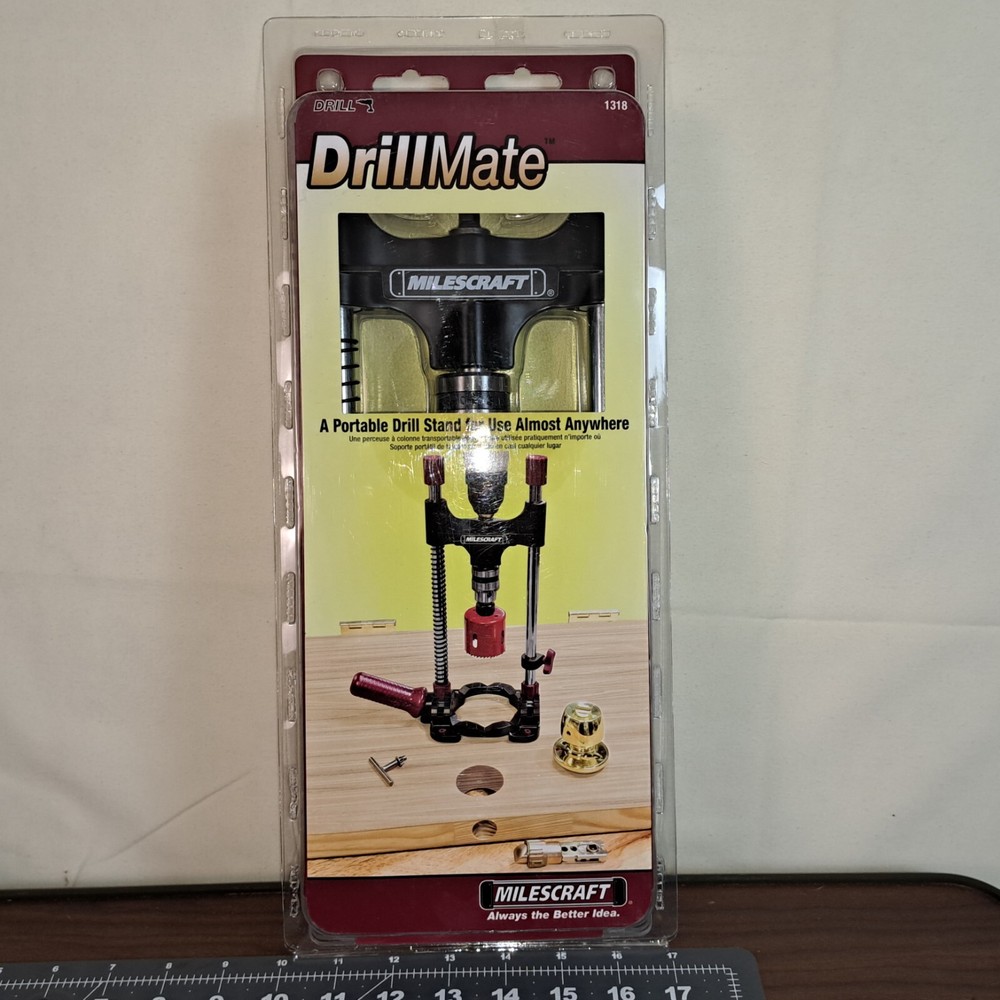 New Milescraft DrillMate Portable Drill Press - Drill Guide Attachment 1318