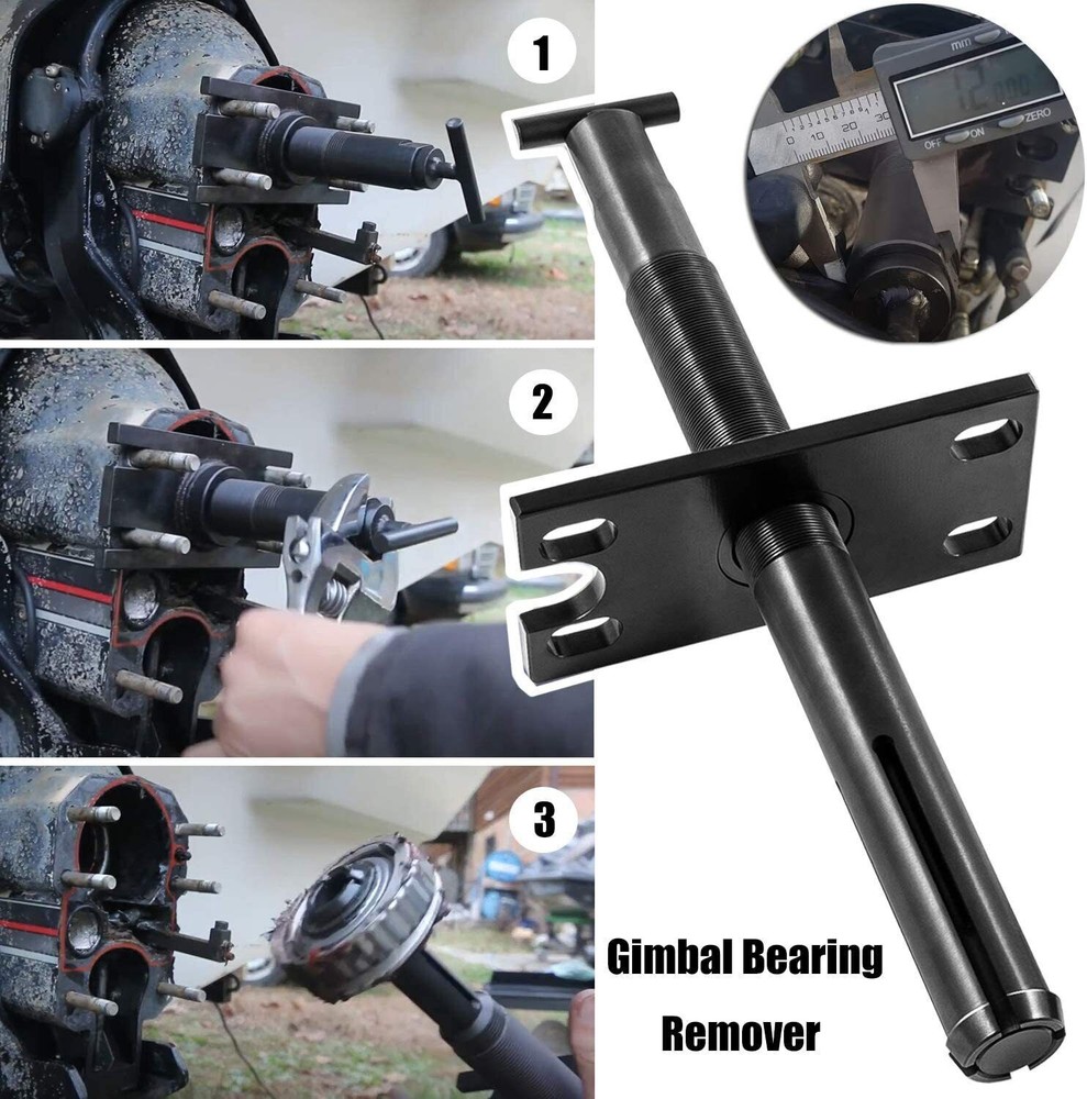 Gimbal Bearing Puller +Alignment & Hinge Pin Tool Kit for Mercruiser Alpha Bravo