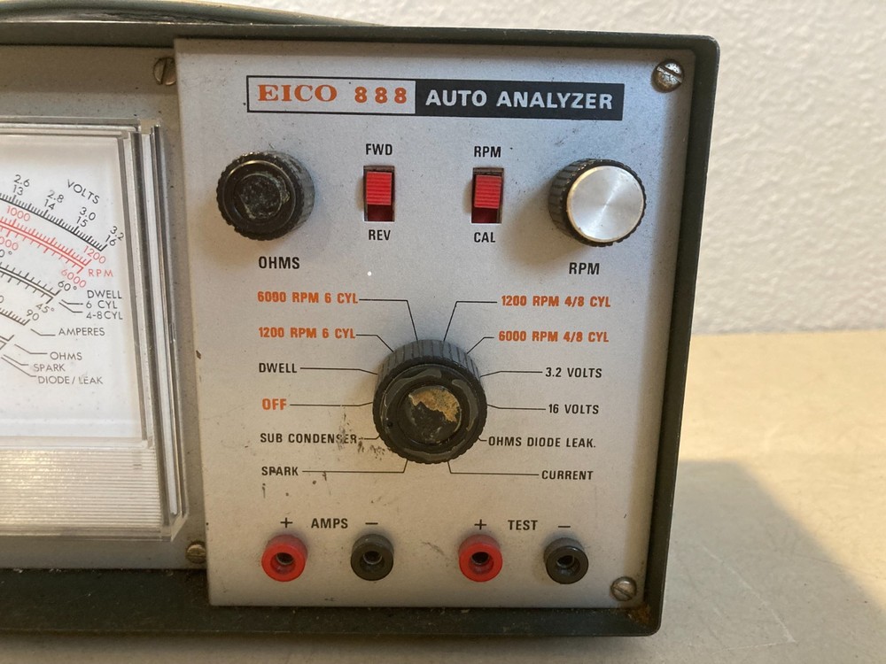 EICO Model 888 Auto Analyzer Universal Engine Analyzer Meter