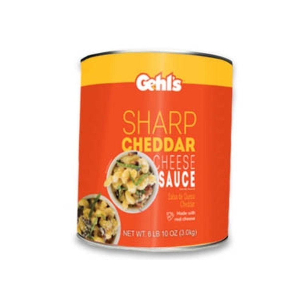Gehl's Sharp Cheddar Sauce, 106 Ounces, 6 Cans Per Case