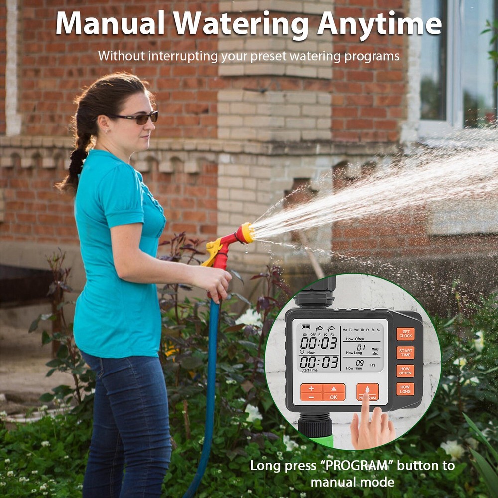 Automatic Sprinkler Timer Watering System Irrigation Timer House Faucet Timer US