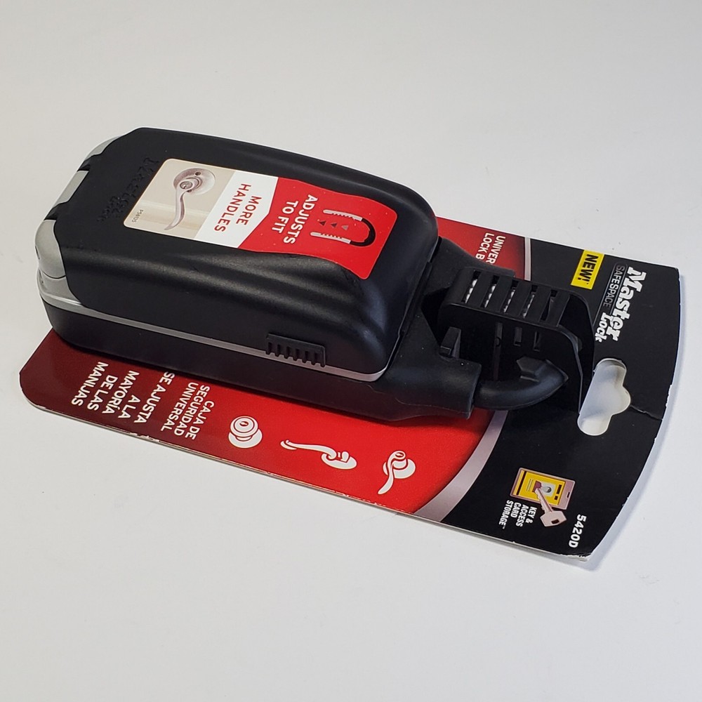 Master Lock Universal Lock Box: Spare Key & Access Card Storage! Model 5420D