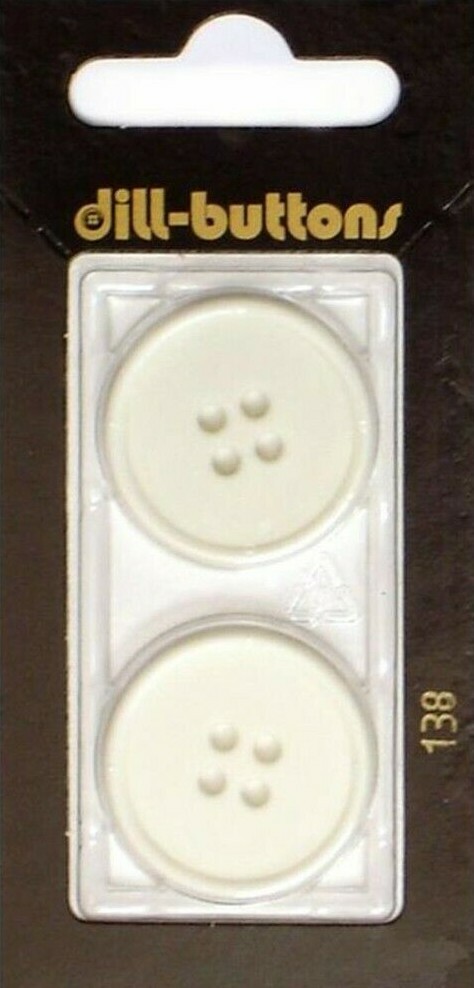 Dill Buttons ~ (0138) - 1" - 2 ct