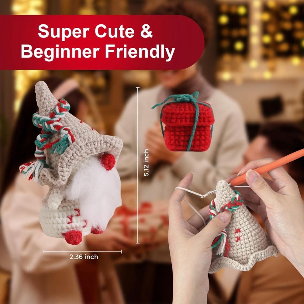 Crochet Kit for Beginners Starter Kit Amigurumi Crochet Step-by-Step Tutorial