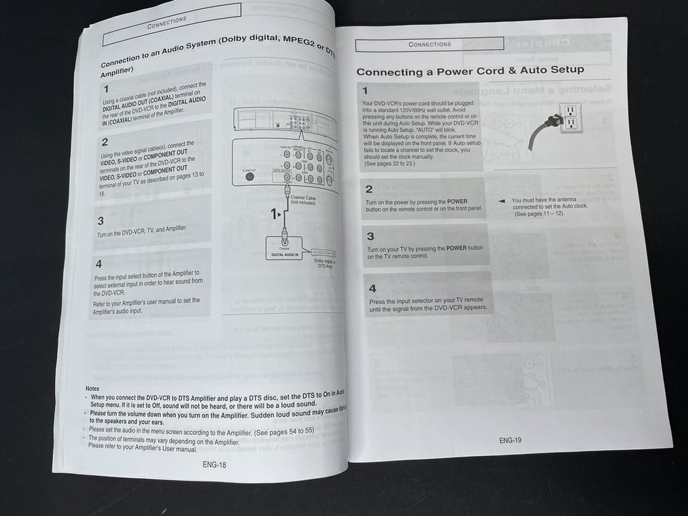 Samsung DVD-V5500 Manual & Quick Setup Guide