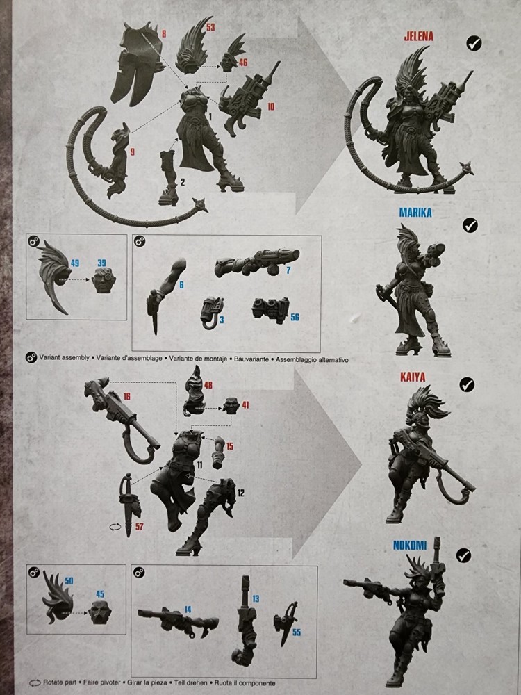 Escher Gang Bits Necromunda warhammer 40k