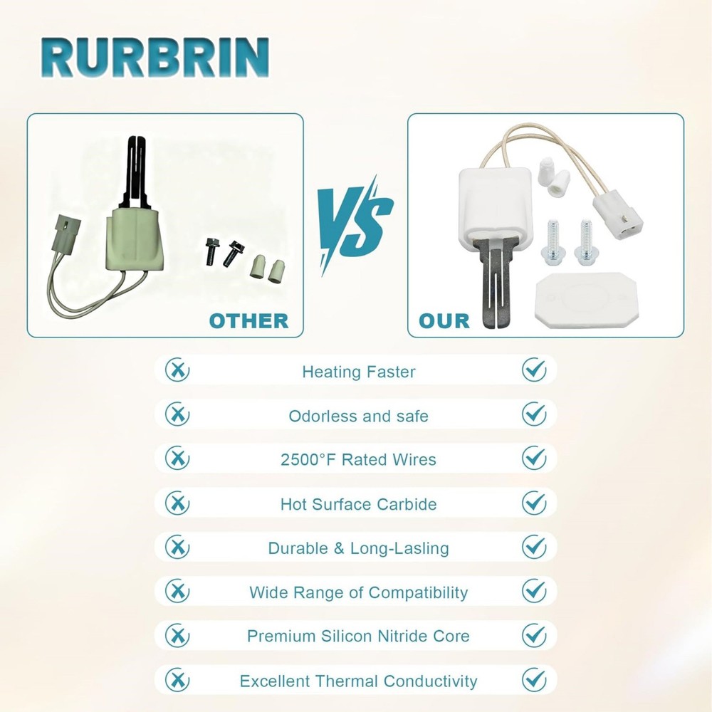 Furnace Ignitor Replacement For Trane Models Replace AF3033 KIT-3033 DS010KX