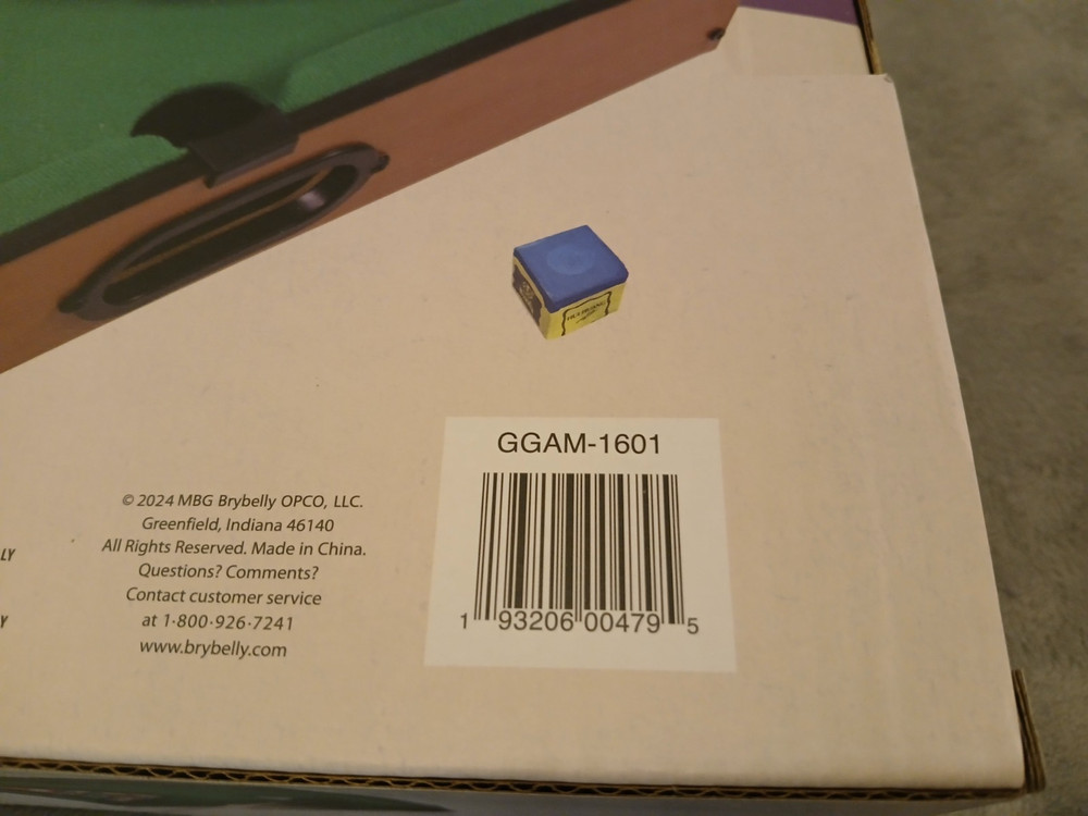 Tabletop Mini Pool Table & Billiard Set Small Billiards Game Real Balls NIB