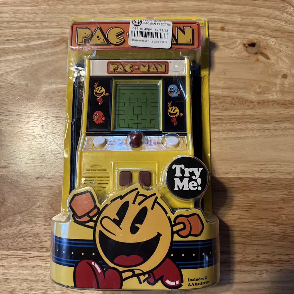 Pac-Man Mini Game Arcade Machine Handheld Classic Gameplay ~ Retro New