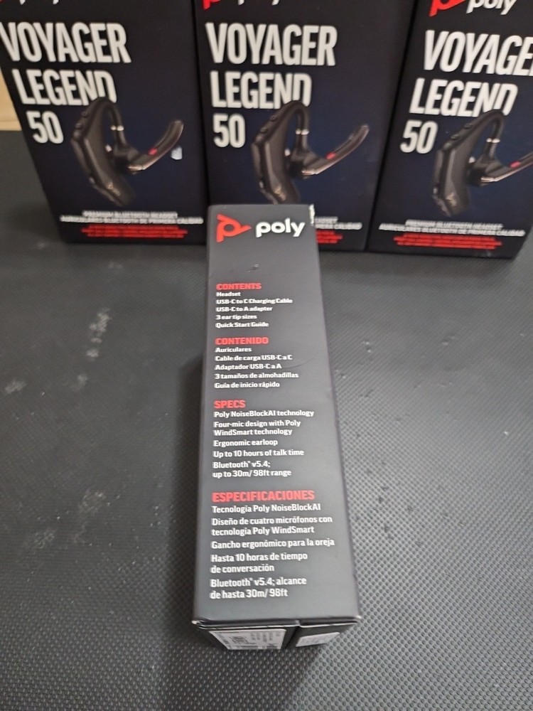 Poly Voyager Legend 50 Premium Bluetooth Headset Black