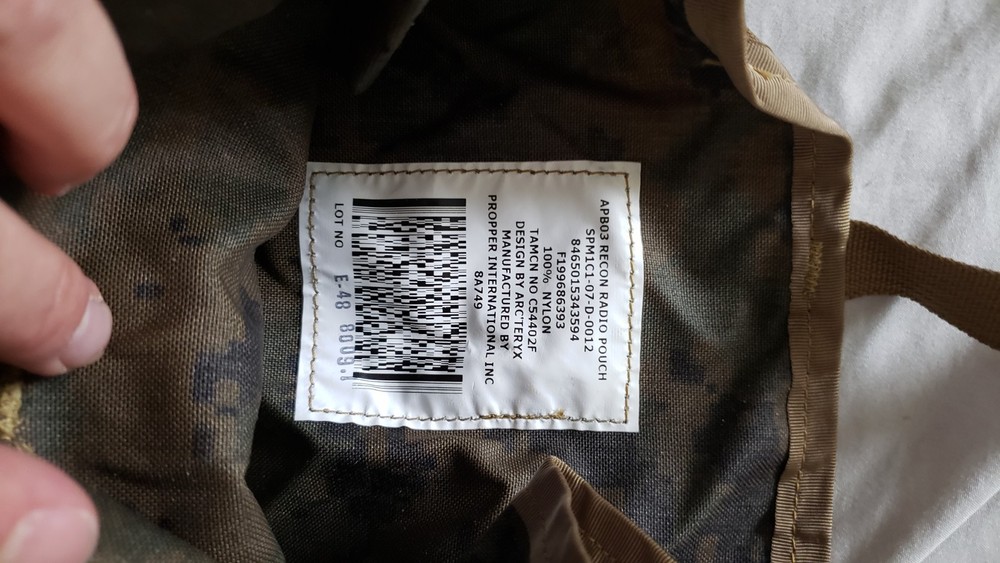 APB03 ILBE Recon main pack complete plus accessory pouches