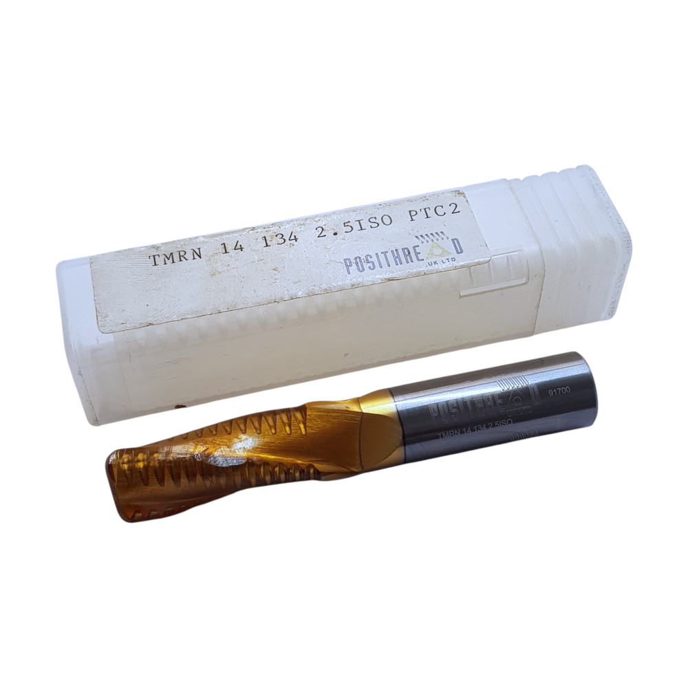 Posithread TMRN 14134 2.5ISO Solid Carbide ISO Thread Mill Cutter 60 Degrees