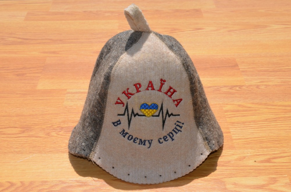 Sauna hat wool Ukrainian bath cap Felt bath accessories, כובעי צמר לסאונה sauna