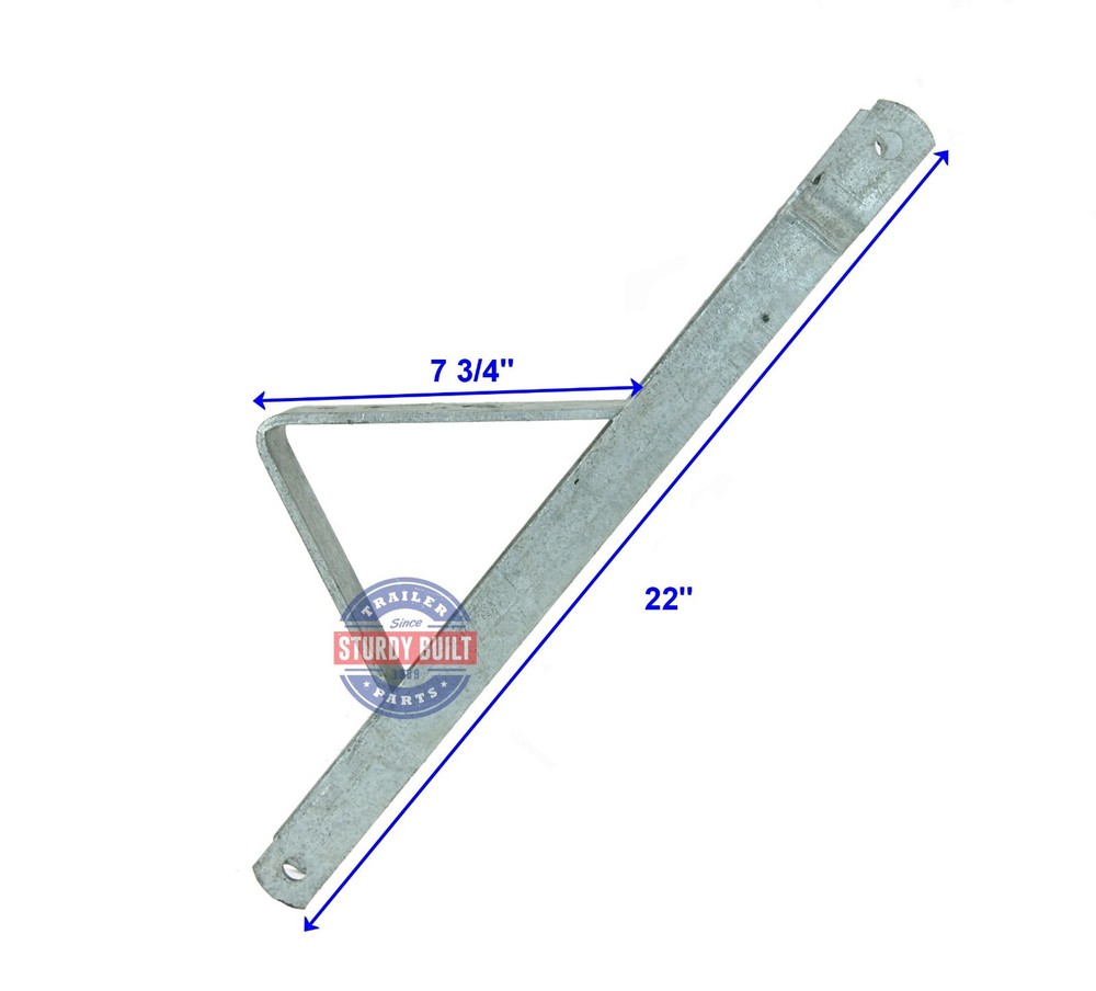 Boat Trailer Winch Seat Mount Bracket for 2" Post 3" Bow Stop Roller Bracket