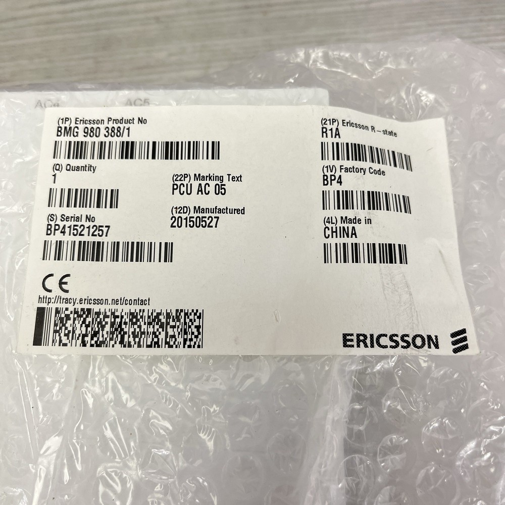Ericsson PCU AC 05 Module BMG 980 388/1 Telecom System Unit