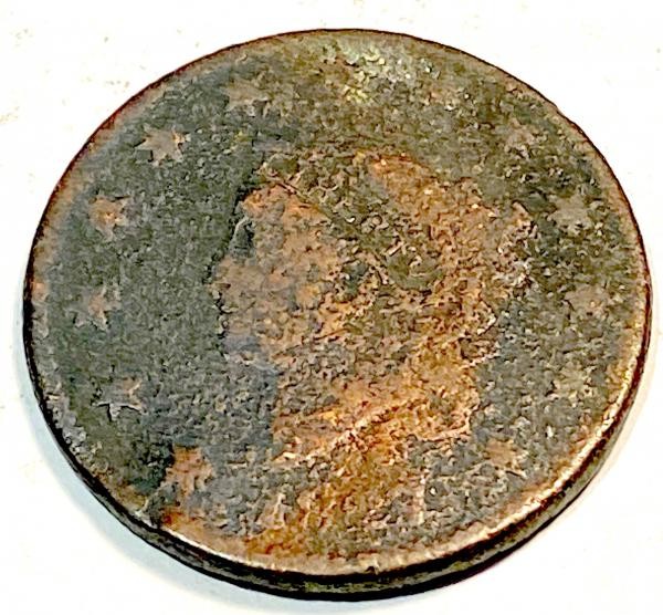 1827 Large Cent  Nice Looking  #4