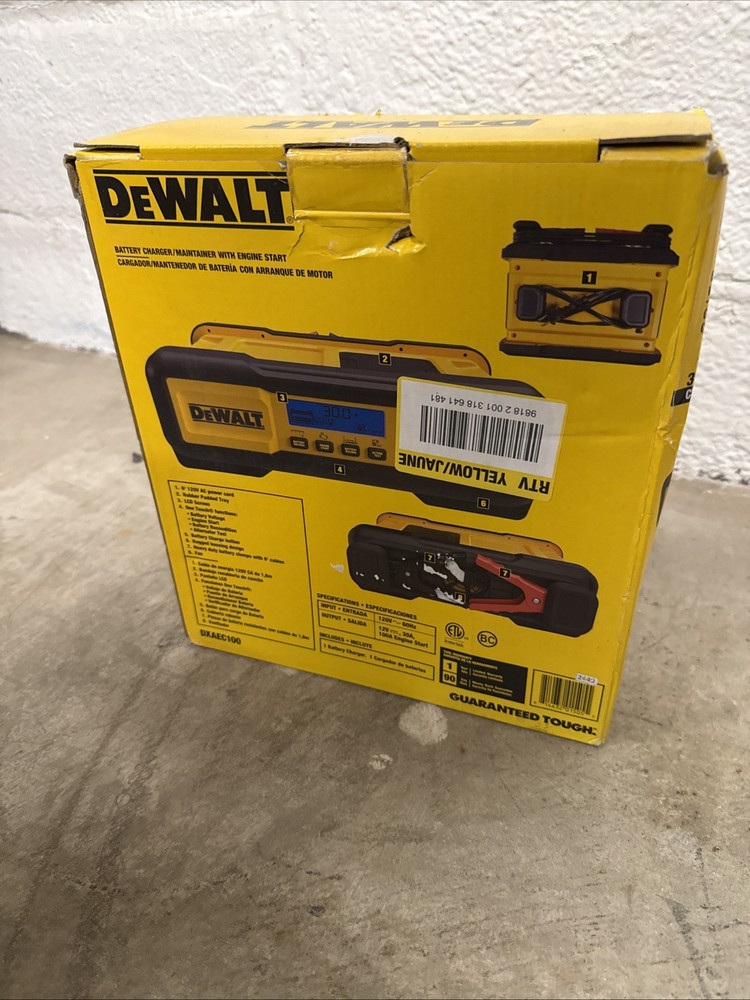 DEWALT DXAEC100 Professional 30 Amp Battery Charger