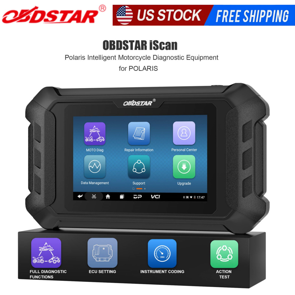 OBDSTAR iScan for Polaris Intelligent Motorcycle Diagnostic Scanner Tool Coding