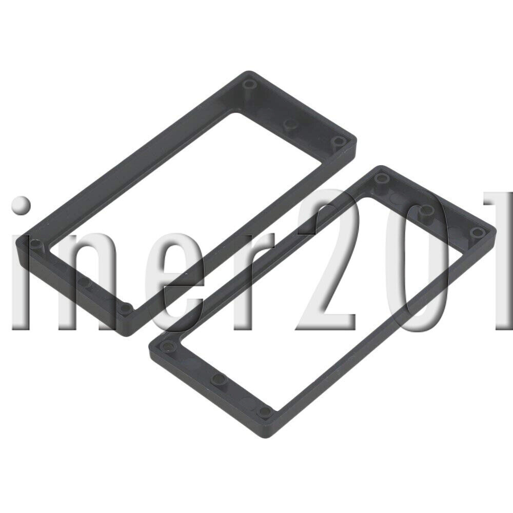 Black Neck+Bridge Pickup Frame Plastic Replacement for 7 String Guitars