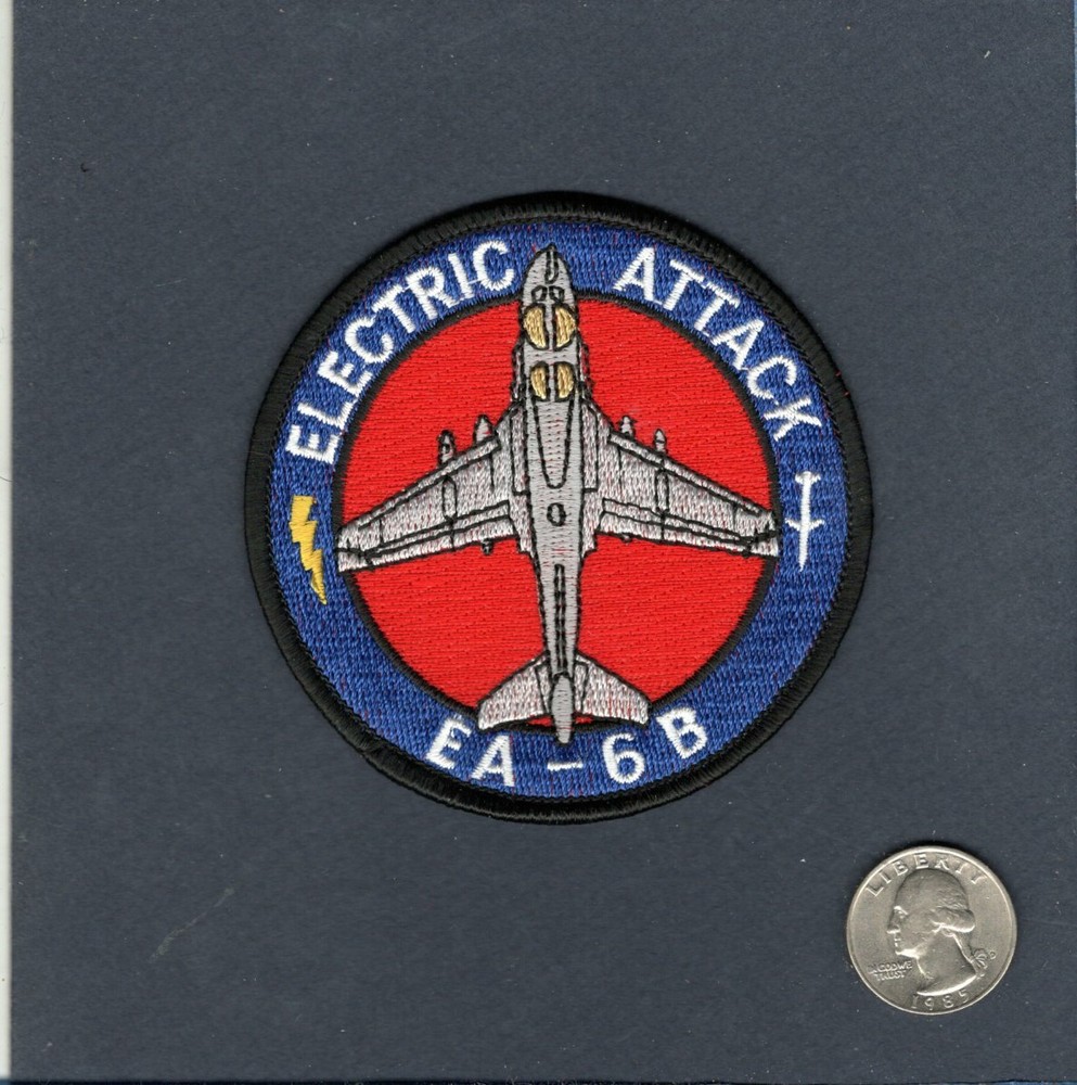EA-6B PROWLER Electric Attack US NAVY VAQ USMC VMAQ Grumman Squadron Patch