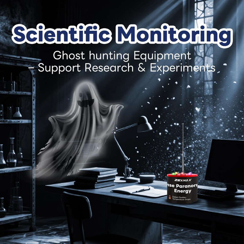 Zexhax Ghost Hunting Equipment – Paranormal Detector with Temperature Deviati...