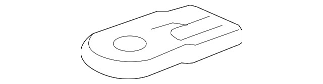 Genuine GM Passenger Side Radiator Lower Bracket 95299065
