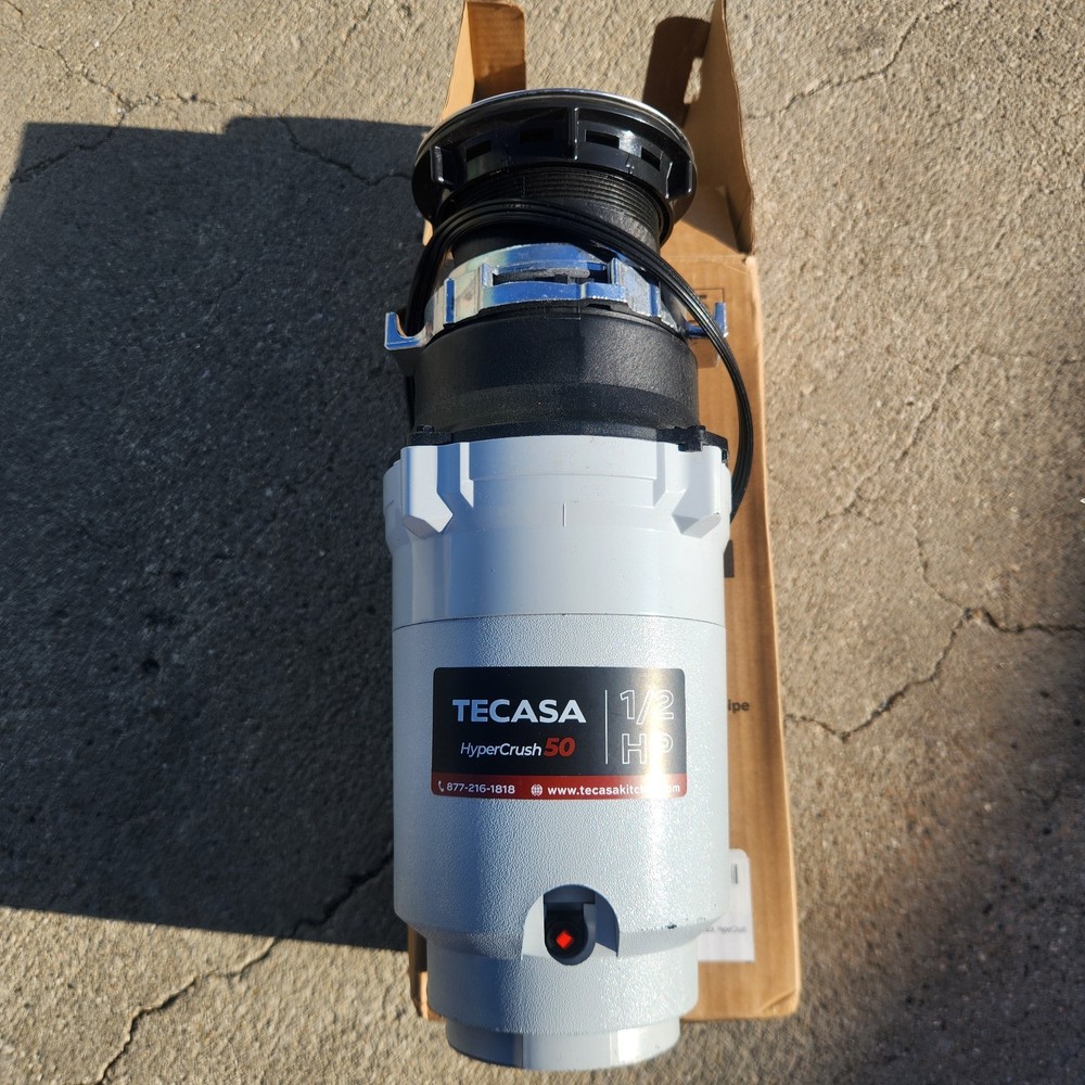 TECASA HyperCrush 50 1/2 HP Continuous Feed Garbage Disposal 2600RPM 115V
