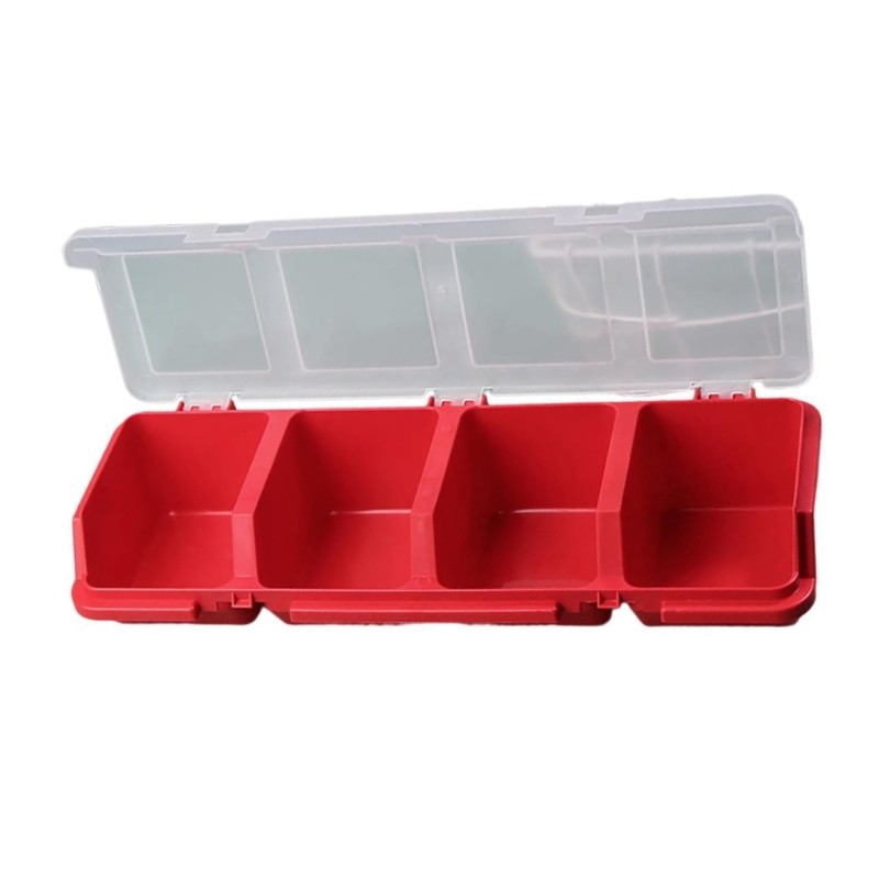 Screws Parts Compartment Organizer Box Pills Hardware Tool Container Bin