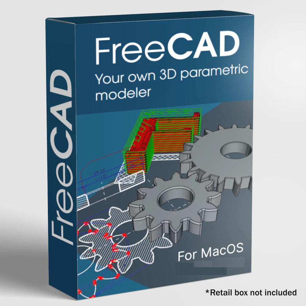 FreeCAD 2D 3D Parametric Graphic Modeling Design Software 2026 For Mac OS