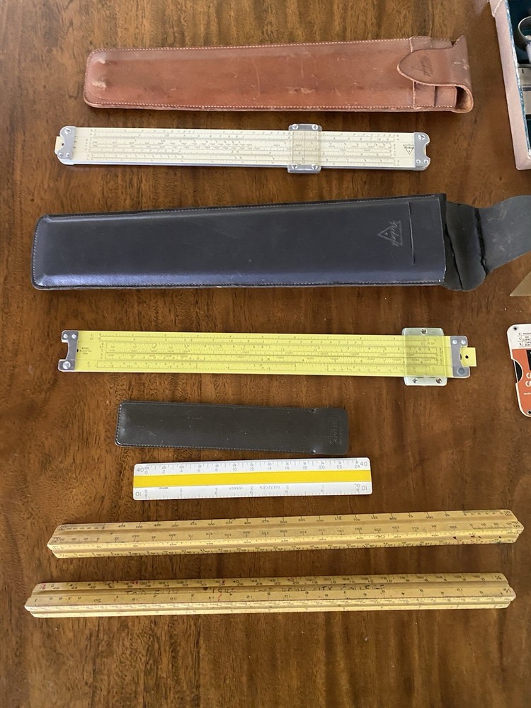 VTG Picket Slide Rule Lot Ohmite Resistance Calculator Engineering Tools Draft