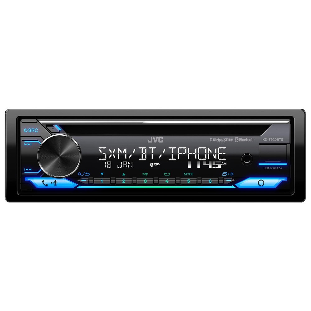 JVC KD-T920BTS CD Receiver featuring Bluetooth / USB / SiriusXM / Amazon Alex...