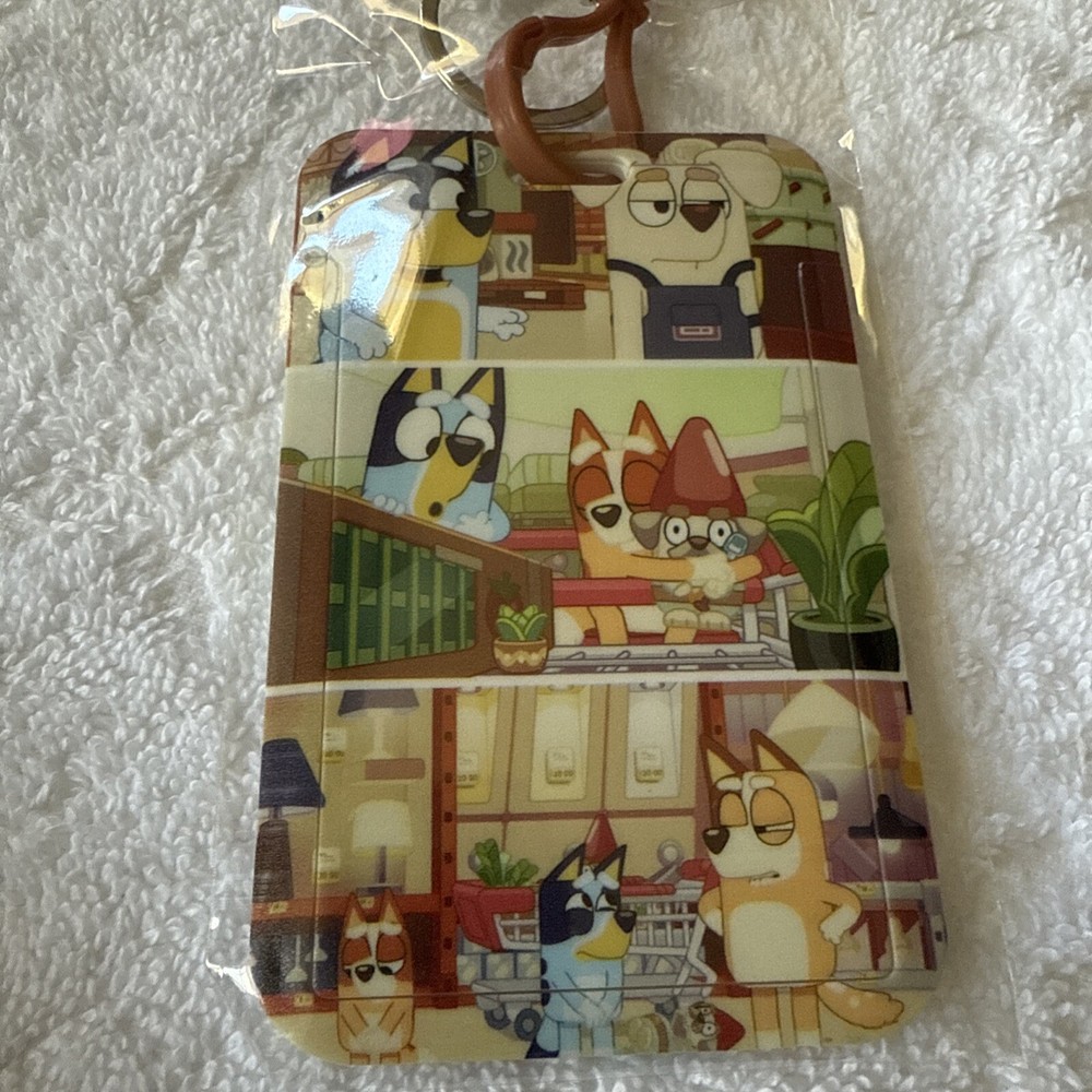 Bluey ID Holder-Dad &Friend NWT