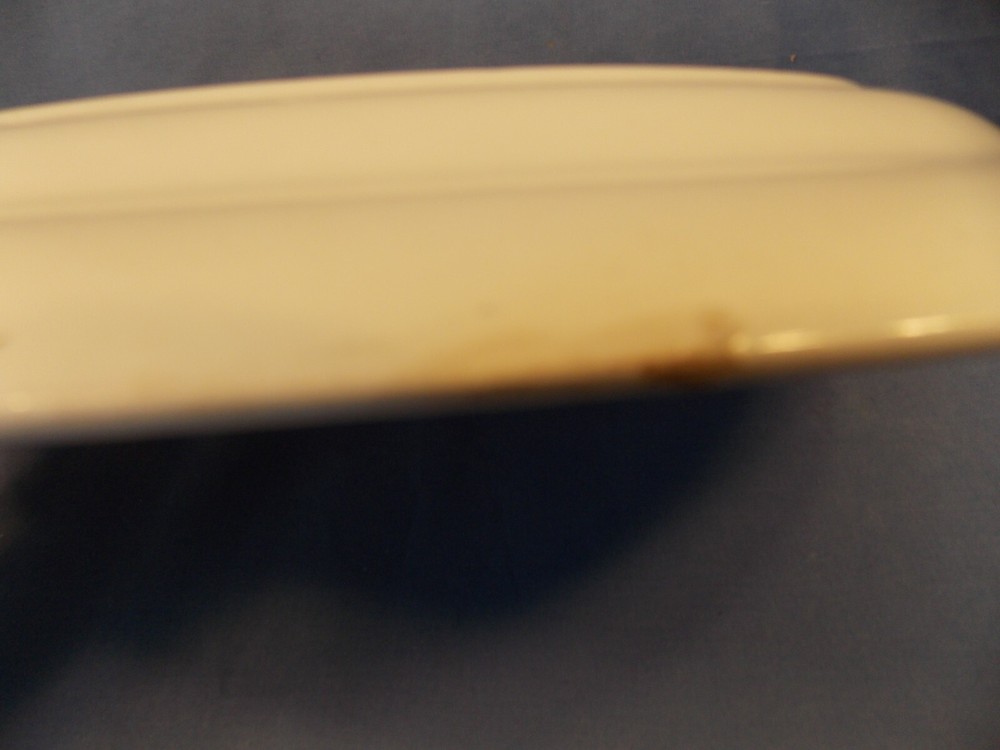 STETSON "Lady Evette" 22 KT. Gold - Oval Platter 13"