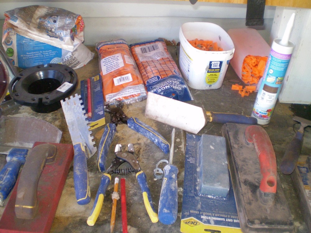 Rubi DT10 wet tile saw and everything else