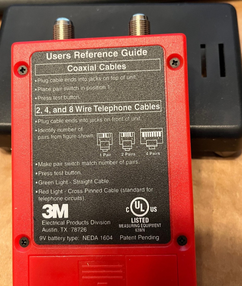 3M DT-1000 DataCom/Coax Tester